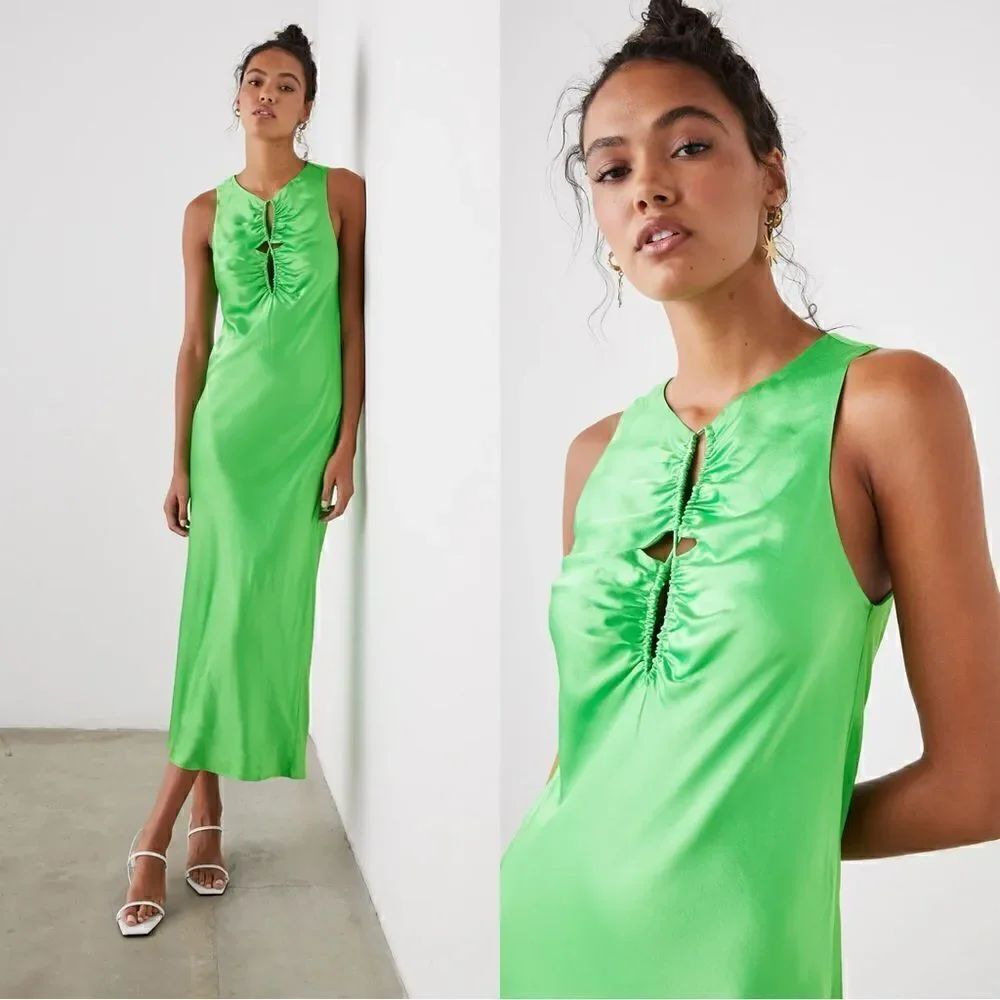 RAILS Fiona Dress Vibrant Green
